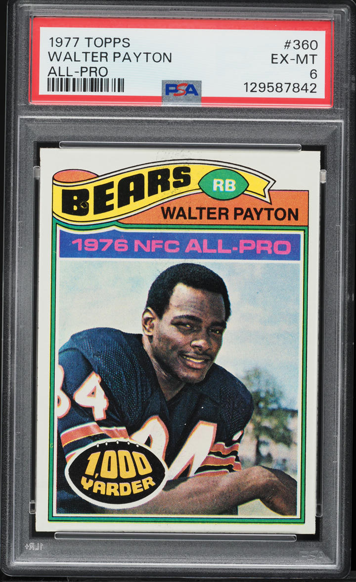 1977 Topps All-Pro Walter Payton #360 PSA 6 EXMT