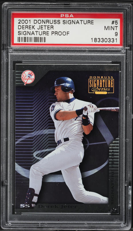 2001 Fleer Grass Roots Derek Jeter #1 PSA 10 GEM MINT on Fanatics