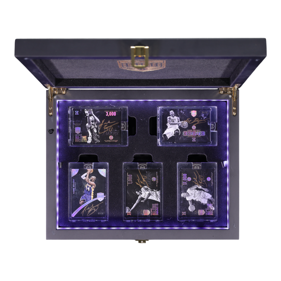 Lot(9) 2017 Panini Eminence Kobe Bryant Set Case w/ Diamond Autograph Tribute Cards