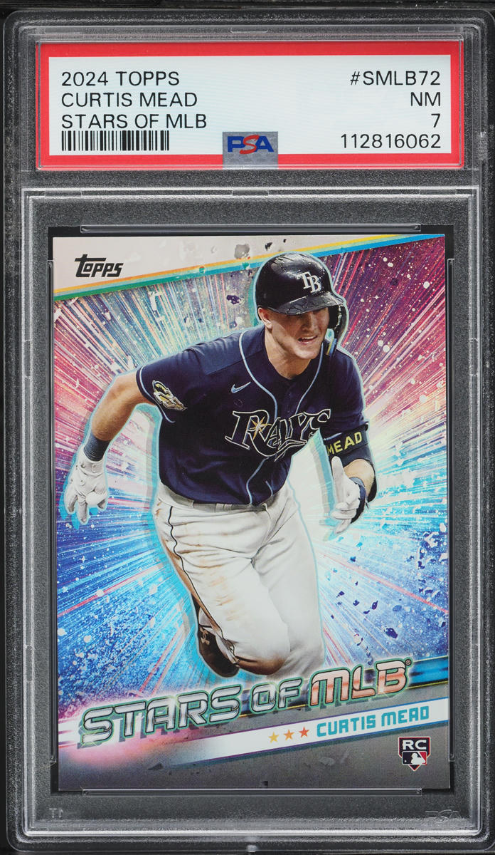2024 Topps Stars Of MLB Update Curtis Mead ROOKIE #SMLB-72 PSA 7 NRMT