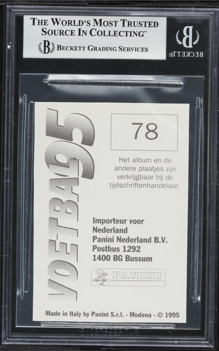1994 Panini Voetbal Stickers Ronaldo ROOKIE #78 BGS 8 NM-MT
