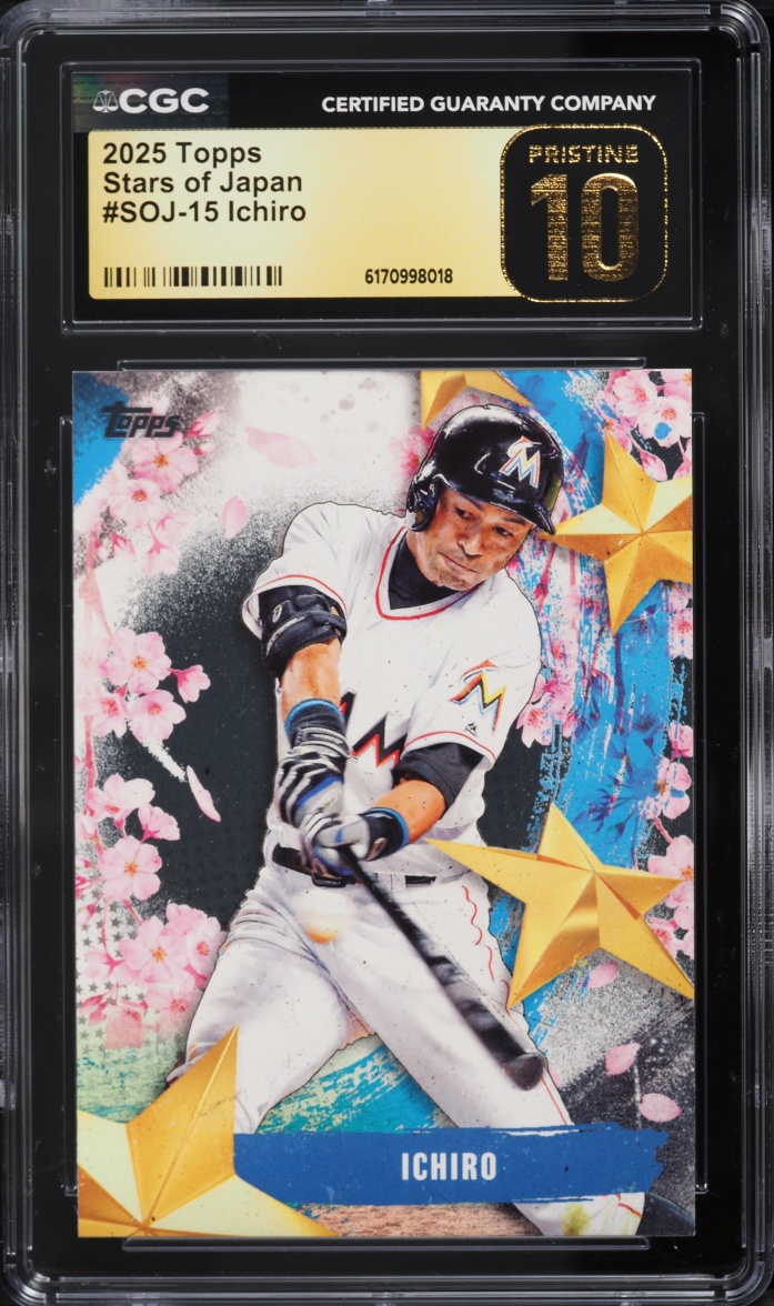 2025 Topps Stars Of Japan Ichiro #SOJ-15 CGC 10 PRISTINE