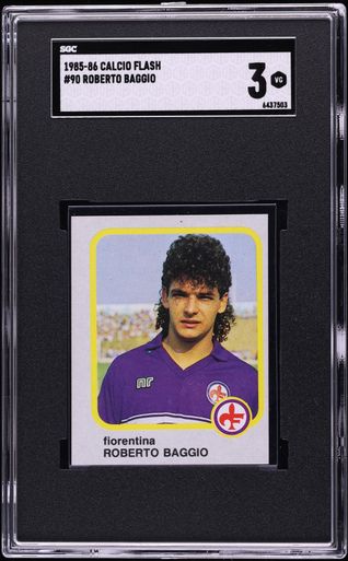1999 Panini Soccer Roberto Baggio #39 PSA 10 GEM MINT on Fanatics