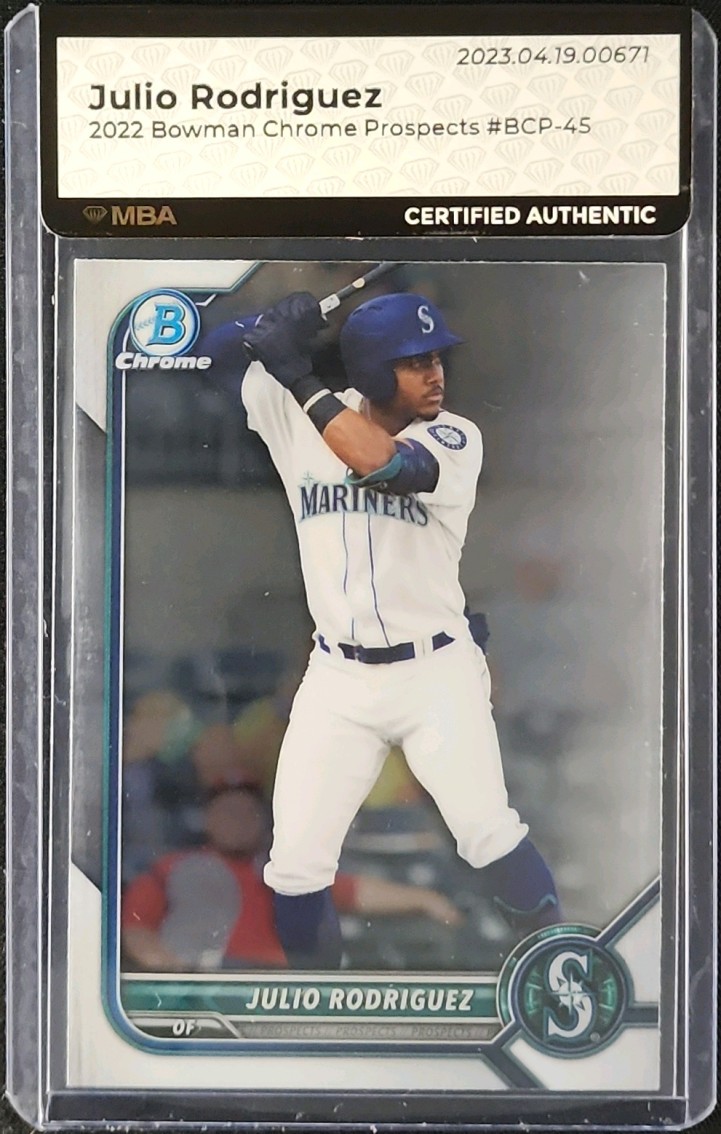 その他 bowman Julio Rodriguez psa10 chrome PSA 10 JULIO RODRIGUEZ AUTO 2019 Bowman Chrome Autograph