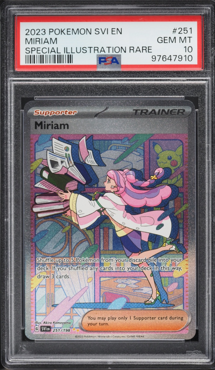 2023 Pokemon Scarlet & Violet SIR Miriam #251 PSA 10 GEM MINT