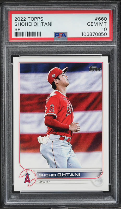 2022 Topps Chrome Shohei Ohtani #1 PSA 10 GEM MINT on Fanatics Collect