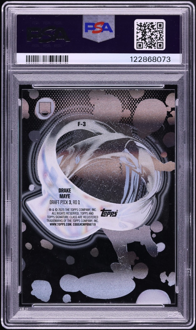 2024 Topps Signature Class Fluidity Drake Maye ROOKIE #F-3 PSA 10 GEM MINT