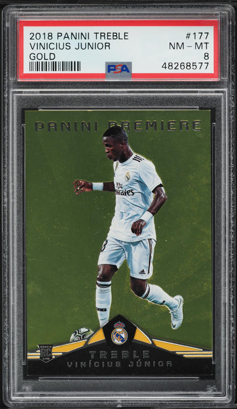 2018 Panini Treble Purple Vinicius Junior ROOKIE /49 #177 BGS 9