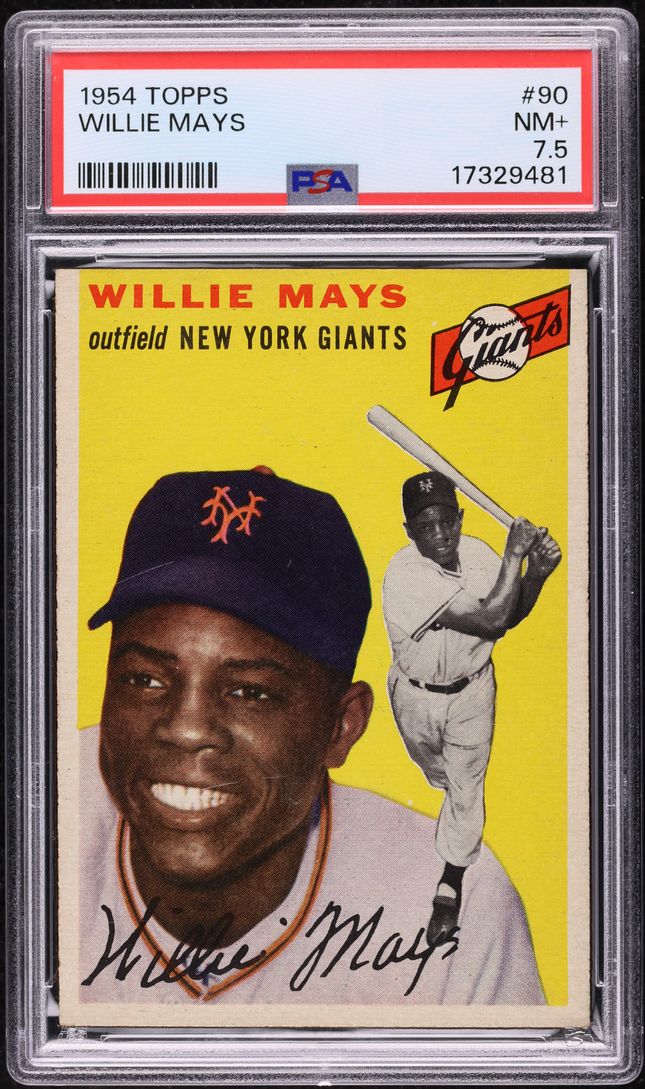 1954 Topps Willie Mays #90 PSA 7.5 NRMT+