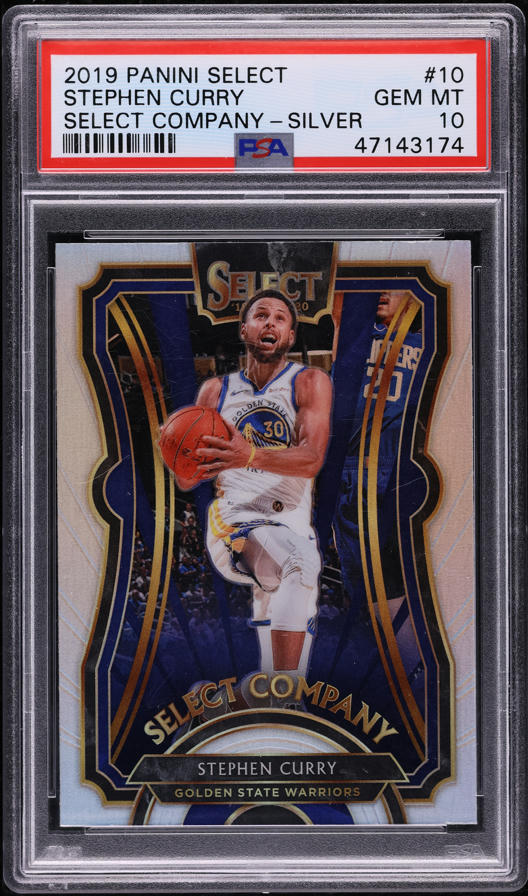 2019 Panini Prizm Silver Stephen Curry #98 PSA 10 GEM MINT