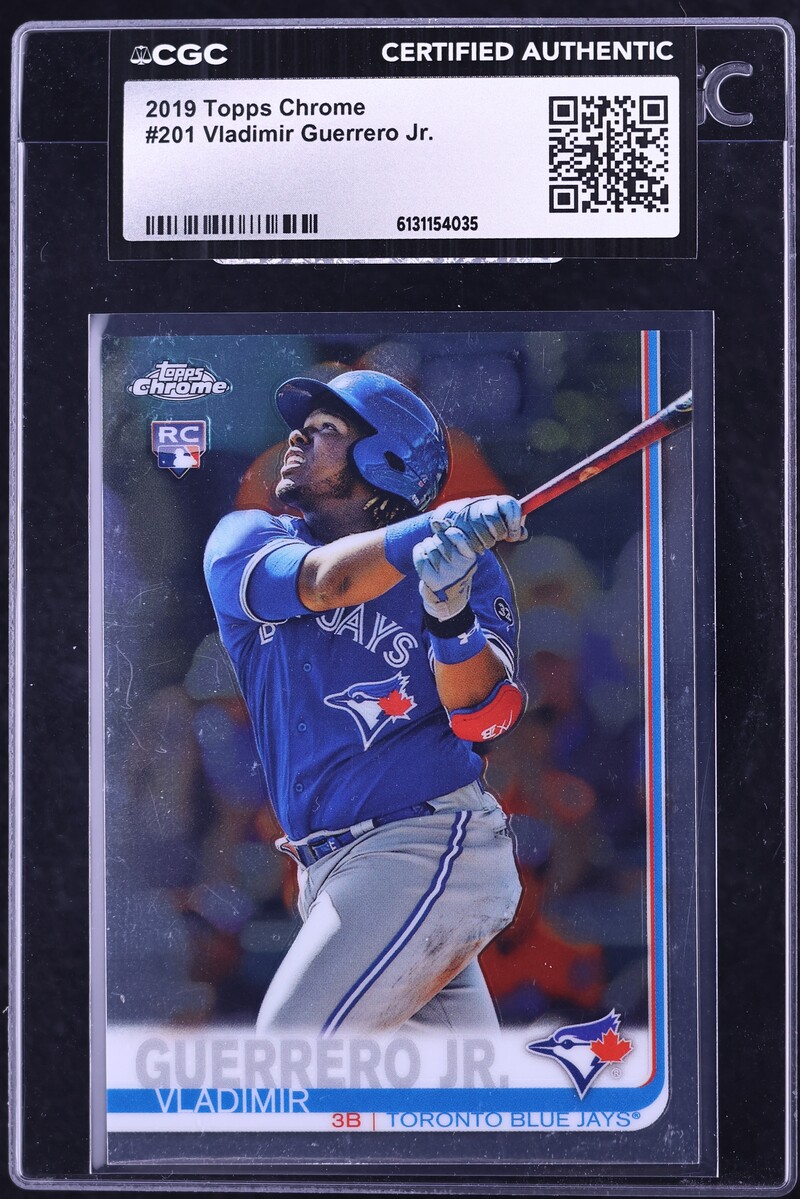 2019 Topps Chrome Vladimir Guerrero Jr. ROOKIE #201 CGC AUTH