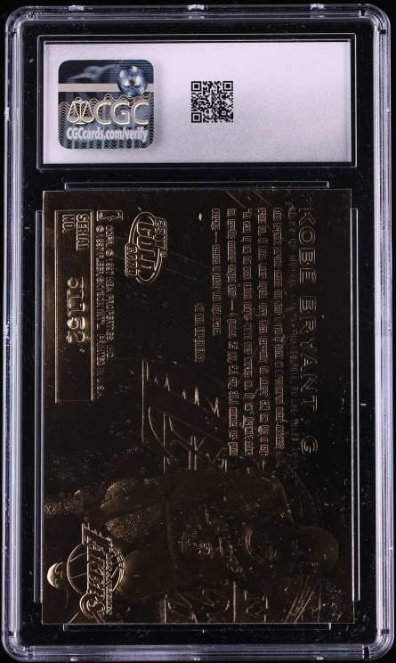1997 Fleer 23KT Gold '96 Purple Signature Kobe Bryant CGC 9 MINT
