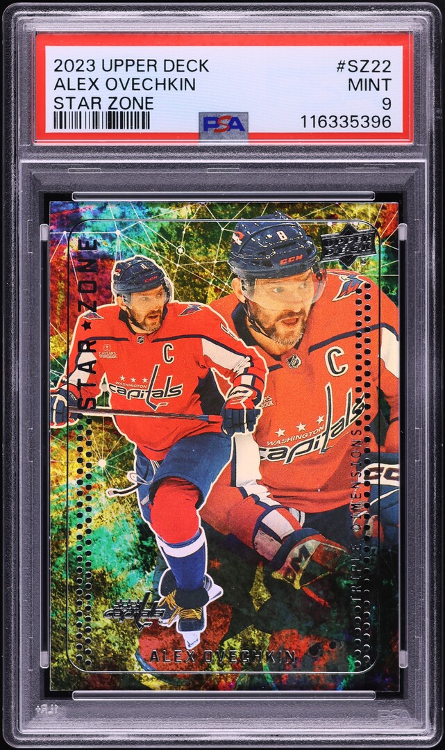 2023 Upper Deck Star Zone Alex Ovechkin #SZ22 PSA 9 MINT