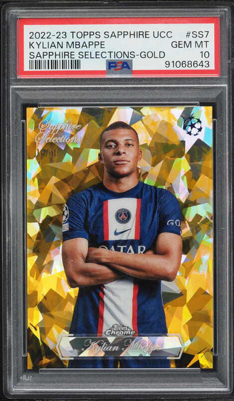 2018 Panini Prizm World Cup Kylian Mbappe ROOKIE RC #80 PSA 10 GEM