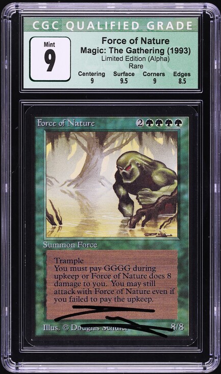 1993 Magic The Gathering MTG Alpha Mox Jet PSA 10 GEM MINT on