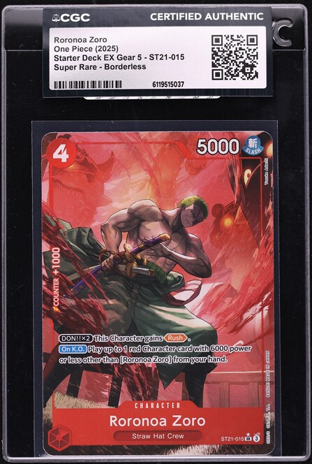 2025 One Piece Tournament Promo Learn Together Set Sail Roronoa