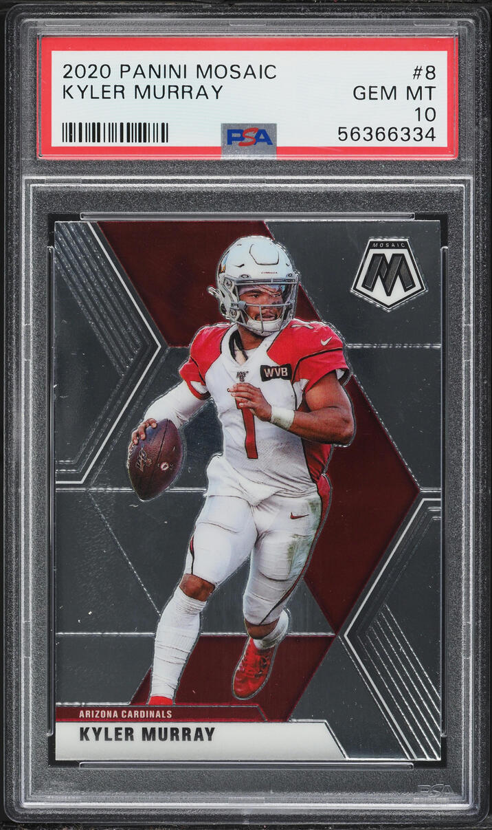 2020 Panini Mosaic Kyler Murray #8 PSA 10 GEM MINT