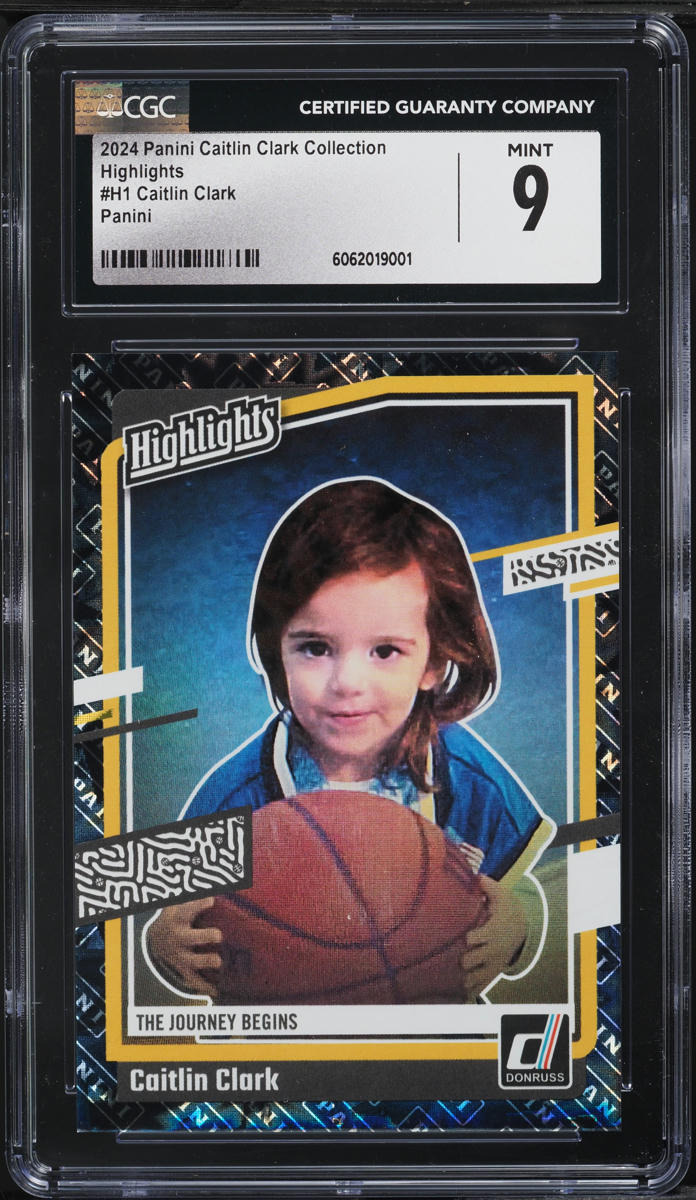 2024 Panini Collection Highlights Caitlin Clark ROOKIE #H1 CGC 9 MINT