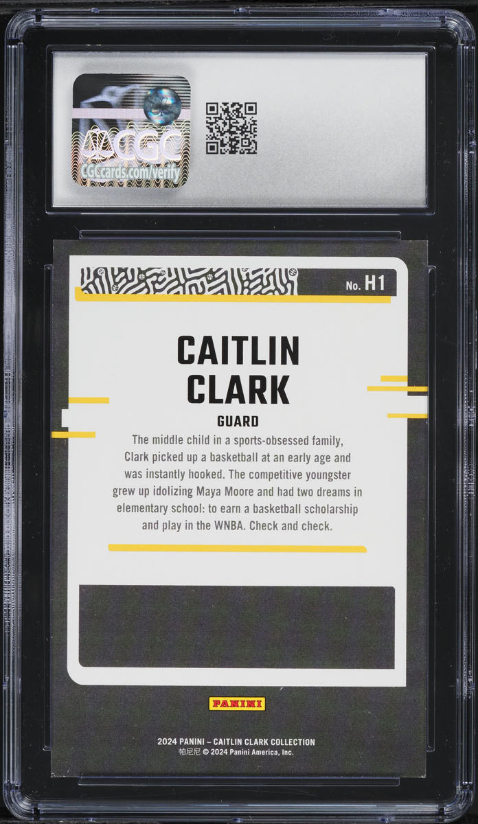 2024 Panini Collection Highlights Caitlin Clark ROOKIE #H1 CGC 9 MINT