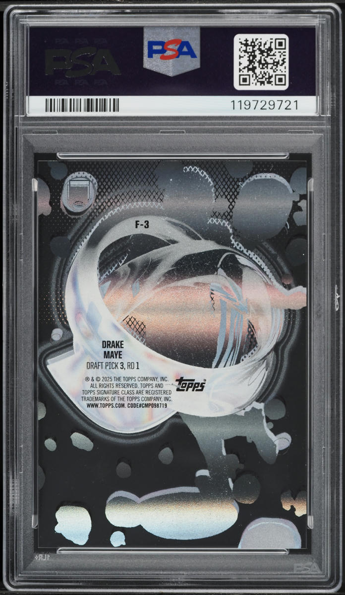 2024 Topps Signature Class Fluidity Drake Maye ROOKIE #F-3 PSA 10 GEM MINT