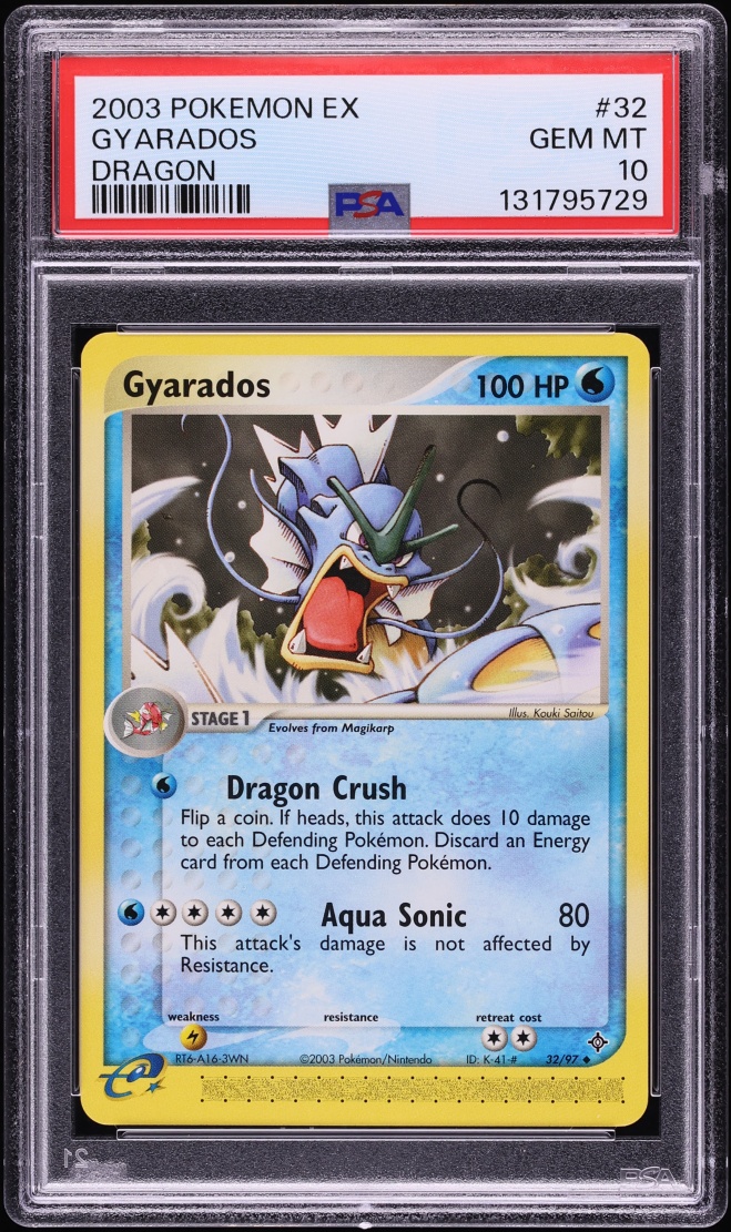 2003 Pokemon EX Dragon Gyarados #32 PSA 10 GEM MINT
