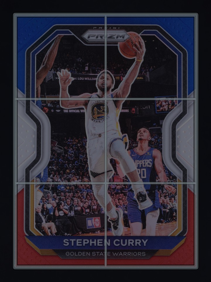 2020 Panini Prizm Red White & Blue Stephen Curry #159 MBA AUTH