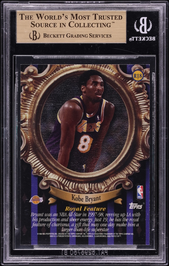 1998 Topps Roundball Royalty Refractor Kobe Bryant #R18 BGS 9.5 GEM MINT