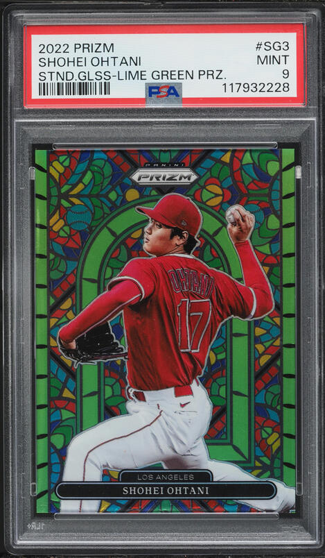 2022 Bowman Chrome Sapphire Orange Refractor Shohei Ohtani /75 #71