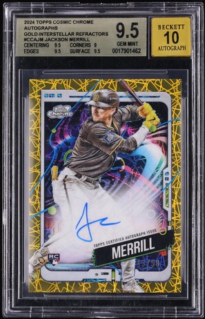 2024 Topps Chrome Aqua Lava Refractor Jackson Merrill RC /199 #207