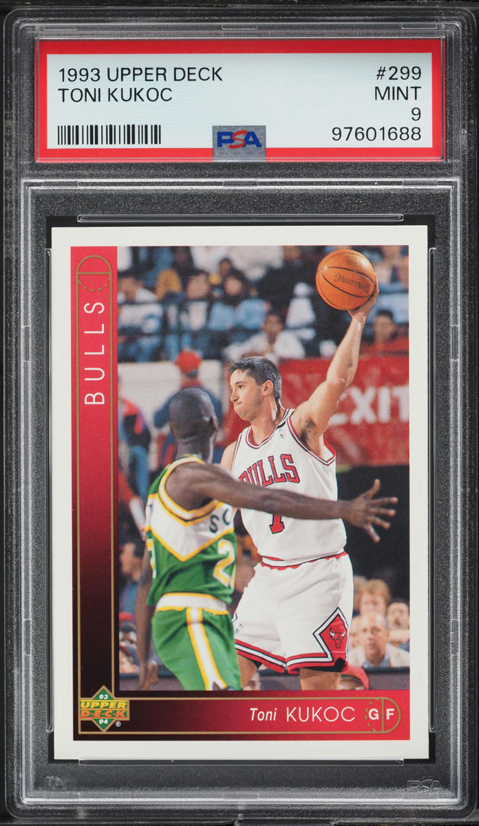 1993 Upper Deck Toni Kukoc #299 PSA 9 MINT