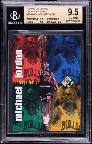 1998 Upper Deck MJx MJ Live Michael Jordan /100 #L16 PSA 8 NM-MT