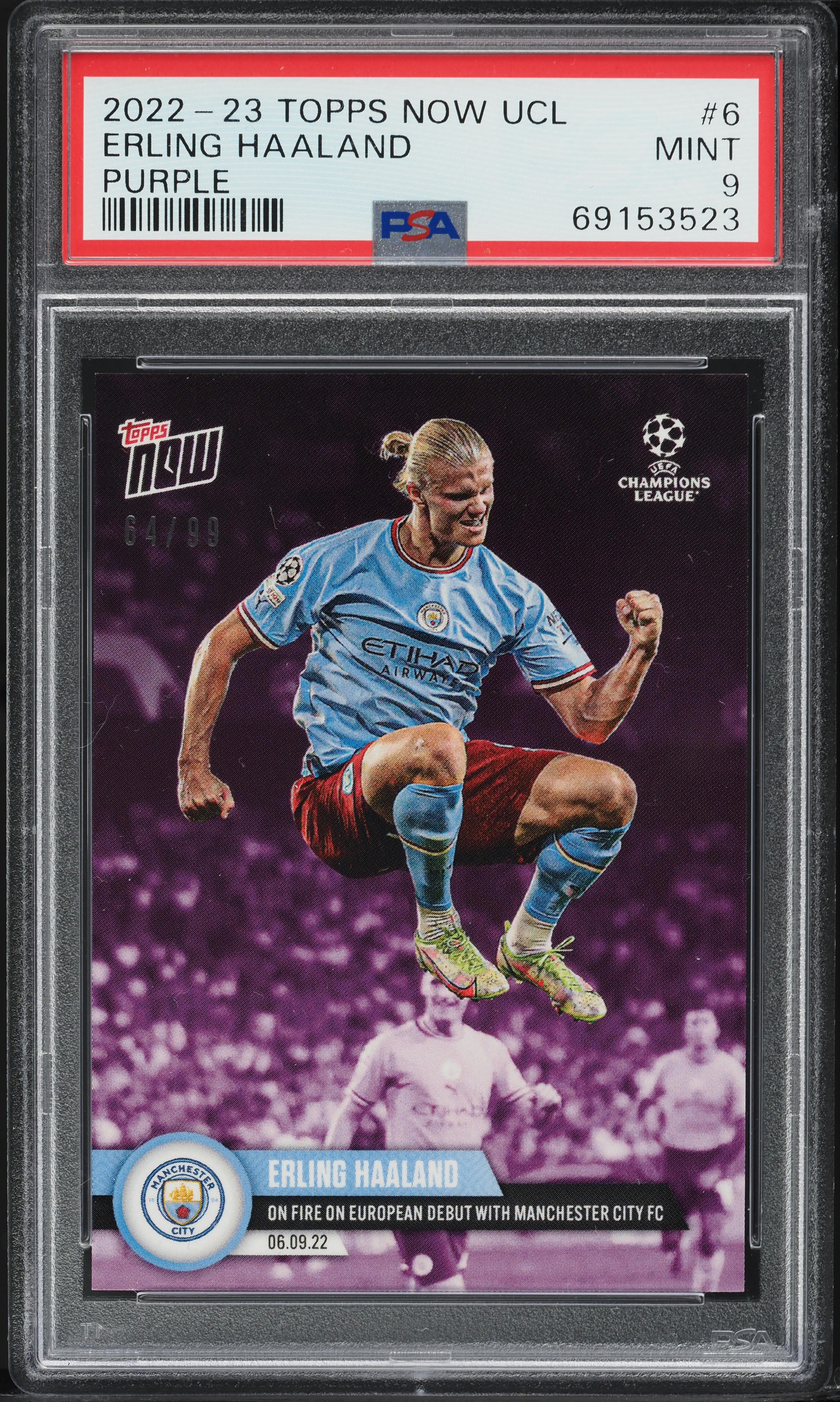 finest erling haaland PSA9 RC おまけ finest erling haaland PSA9 RC おまけ - メルカリ
