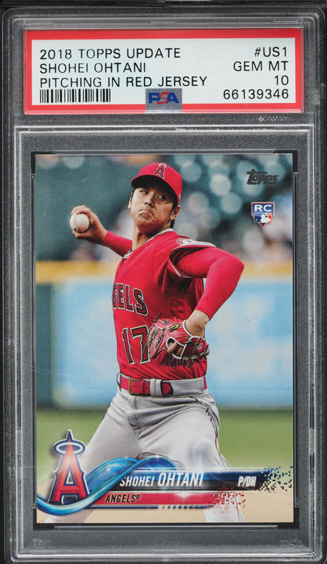2018 Topps Update Legends In The Making Shohei Ohtani ROOKIE