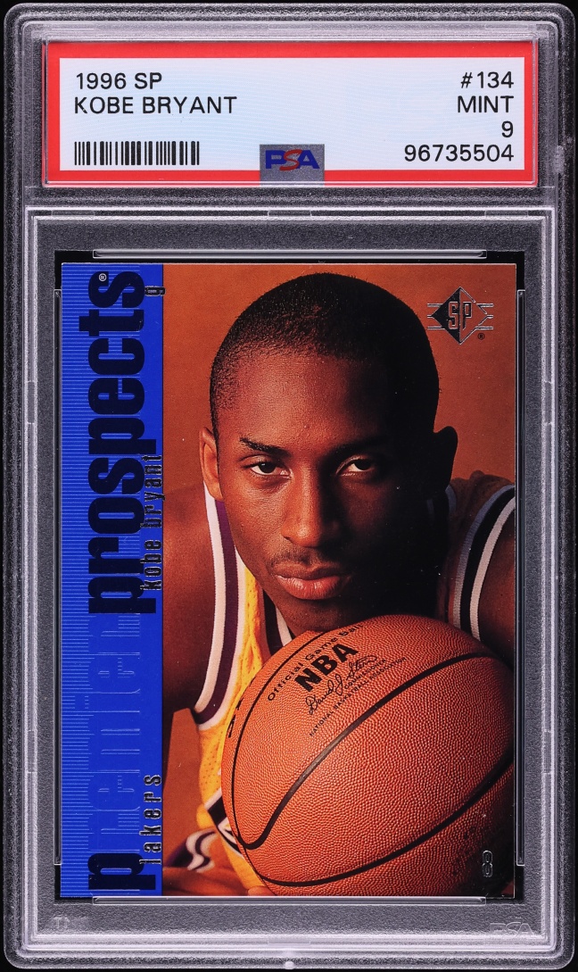 1996 SP Basketball Kobe Bryant ROOKIE #134 PSA 9 MINT