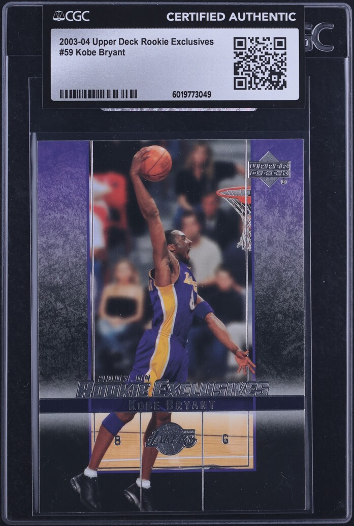 2003 Upper Deck Rookie Exclusives Kobe Bryant #59 CGC AUTH