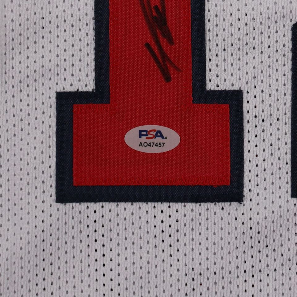 Dominique Wilkins Signed Atlanta Hawks Basketball Jersey - PSA/DNA