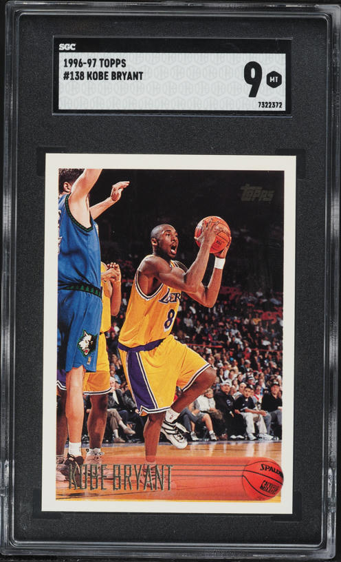 1996 Topps Draft Redemption Kobe Bryant ROOKIE #DP13 PSA 8 NM-MT