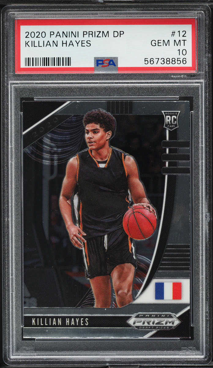 2020 Panini Prizm Draft Picks Killian Hayes ROOKIE #12 PSA 10 GEM MINT