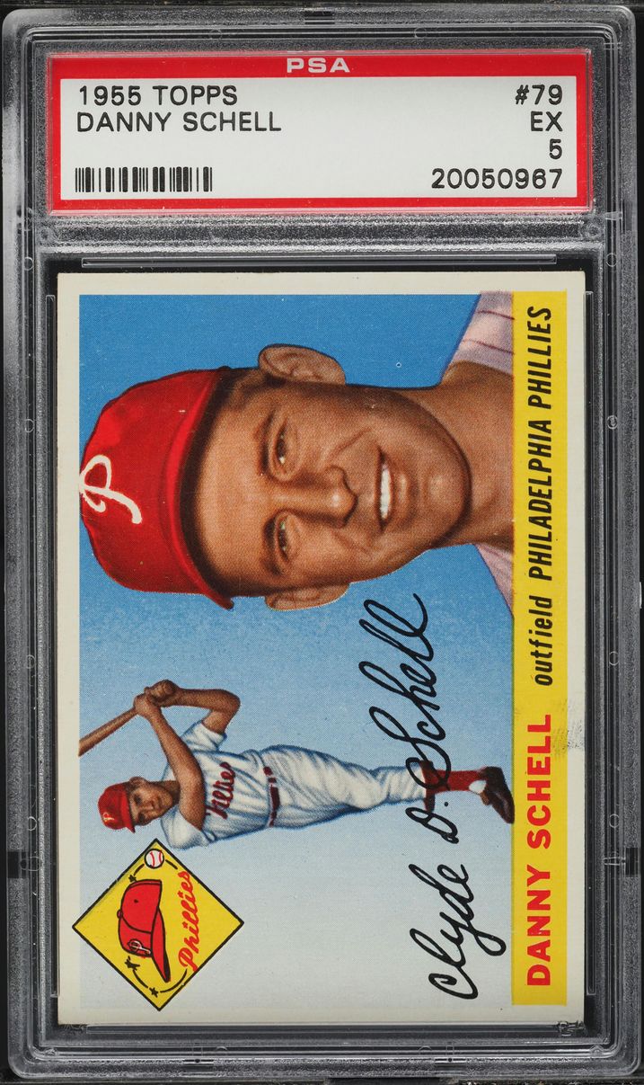 1955 Topps Danny Schell #79 PSA 5 EX