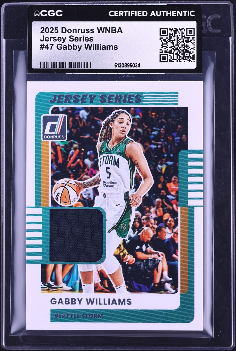 2025 Donruss WNBA Series Gabby Williams PATCH #47 CGC AUTH on Fanatics ...