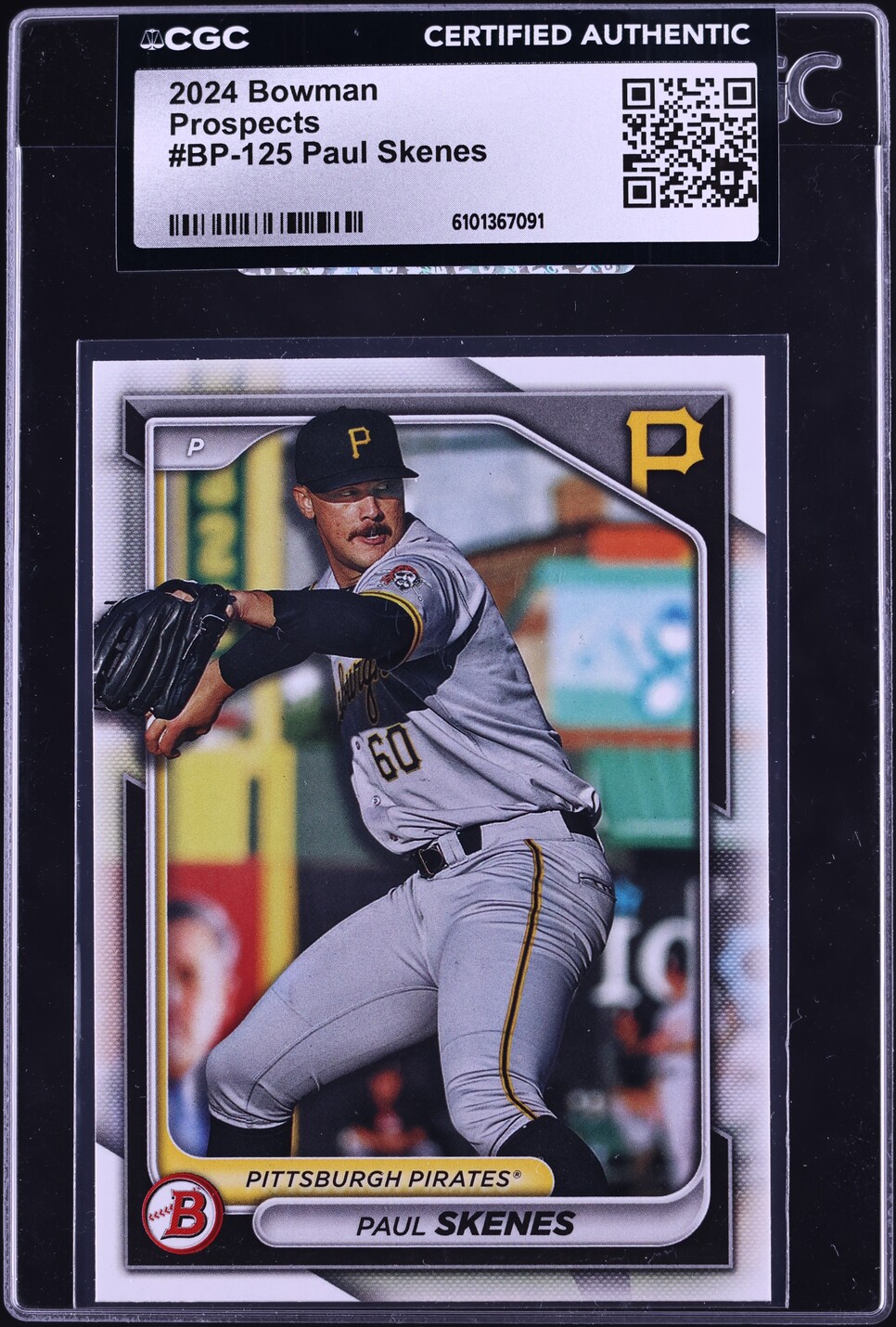 2024 Bowman Paul Skenes PROSPECT #BP-125 CGC AUTH