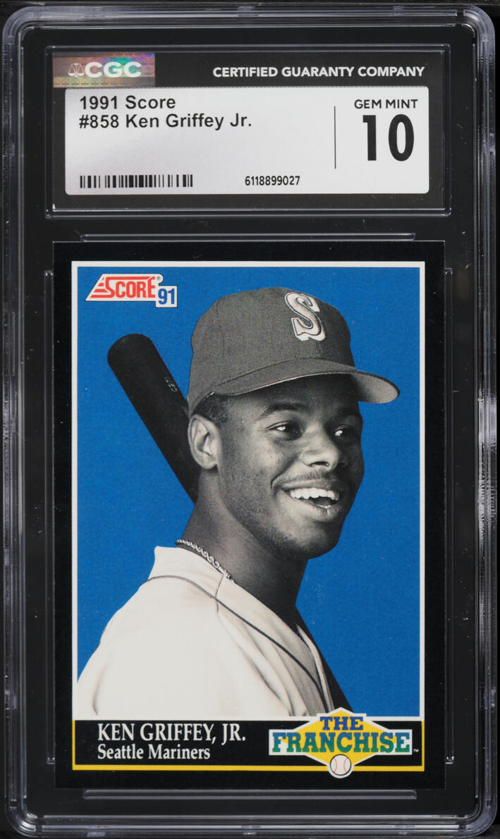 1991 Score Ken Griffey Jr. #858 CGC 10 GEM MINT