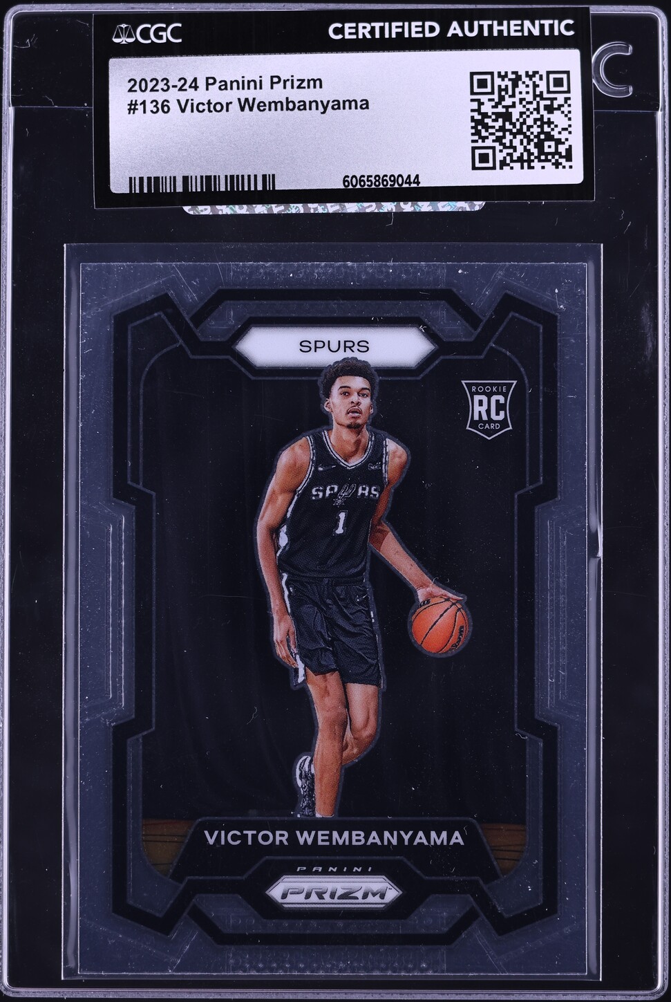 2023 Panini Prizm Victor Wembanyama ROOKIE #136 CGC AUTH