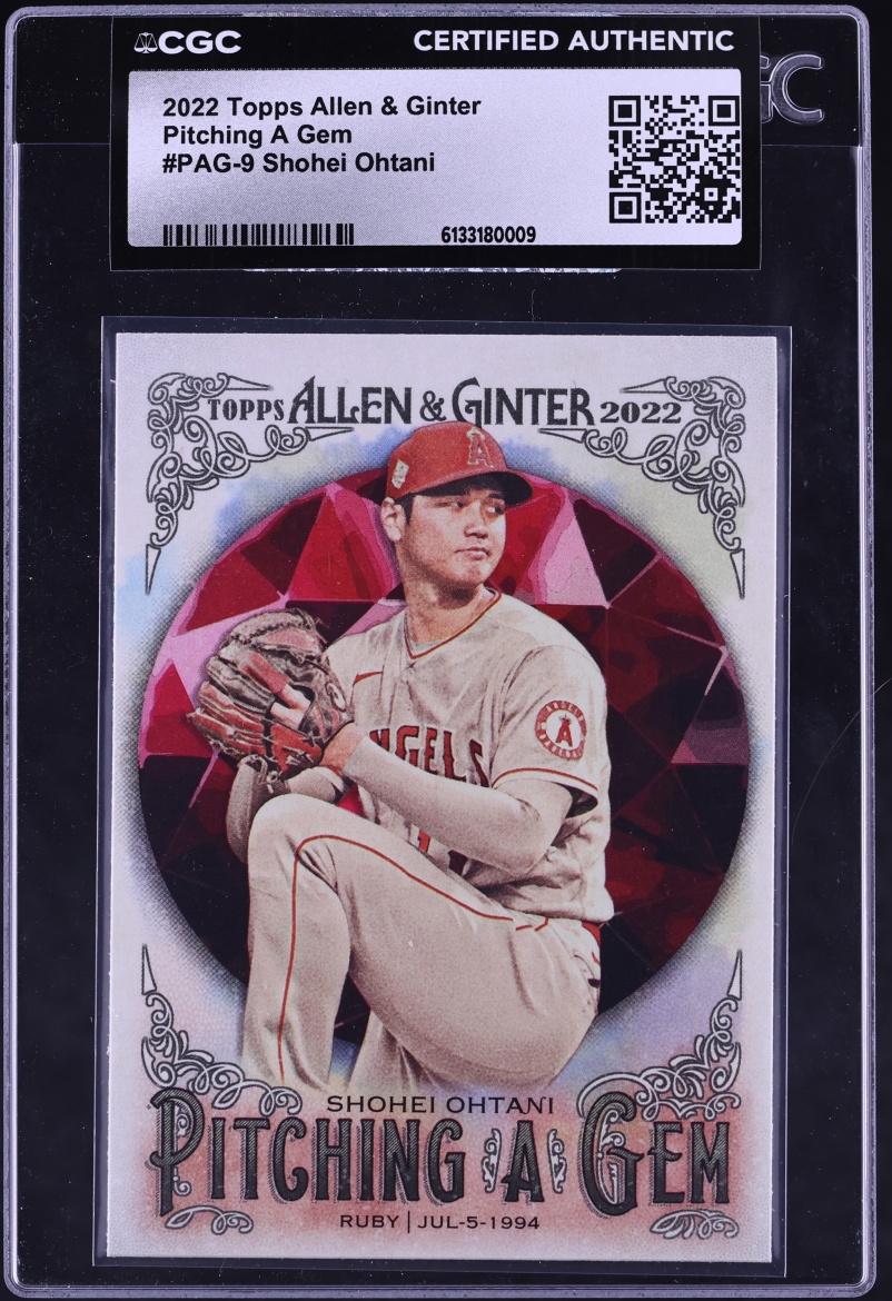 2022 Topps Allen & Ginter Pitching A Gem Shohei Ohtani #PAG-9 CGC AUTH