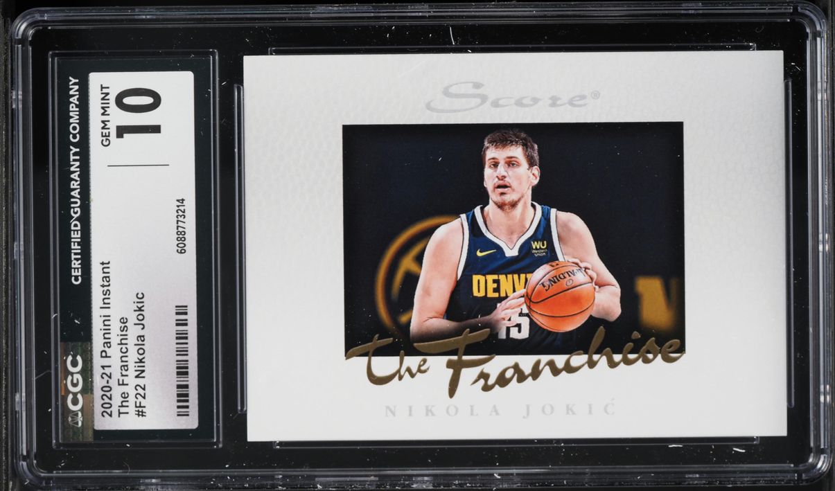 2020 Panini Instant The Franchise Nikola Jokic /2269 #F22 CGC 10 GEM MINT