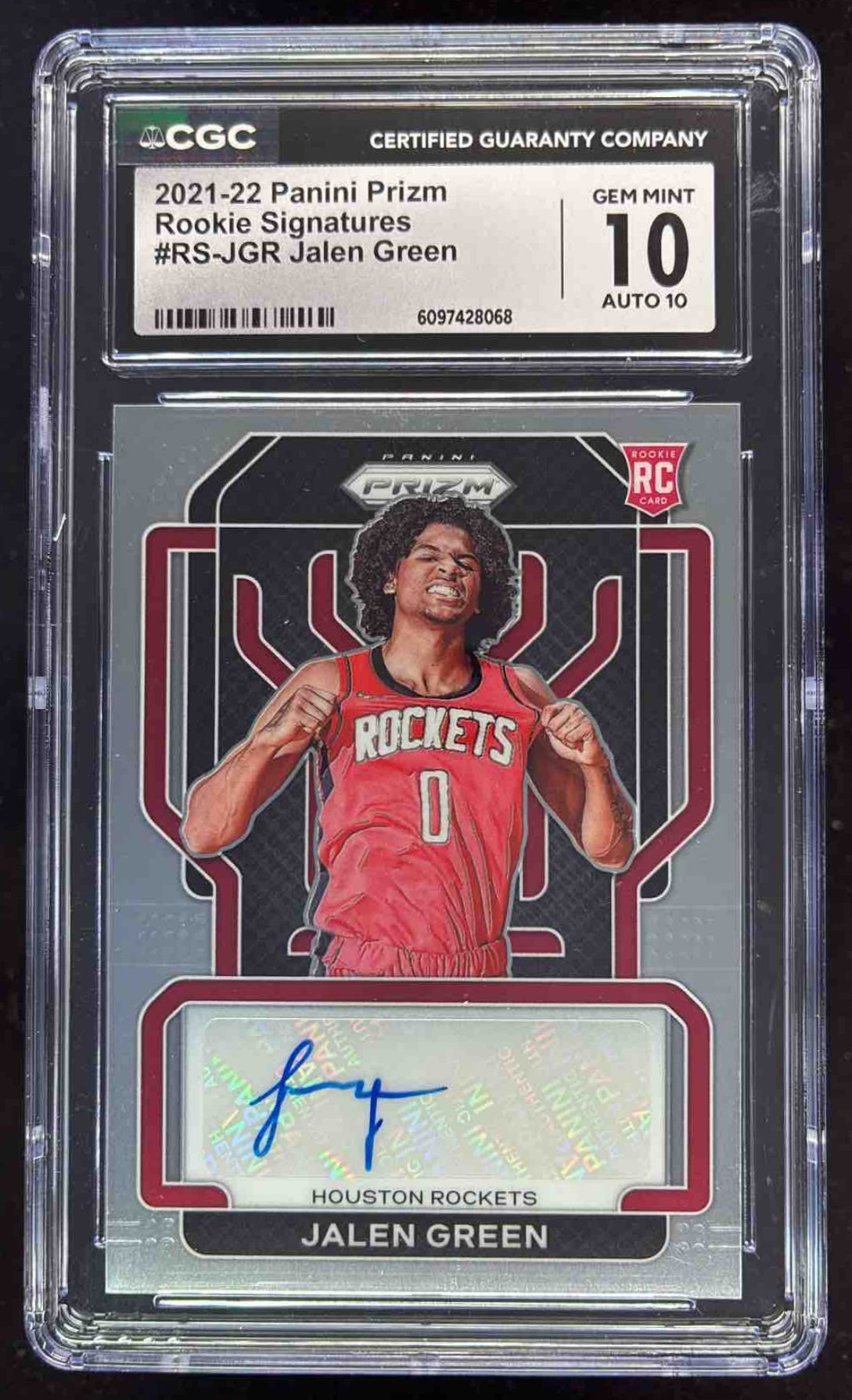 2021 Panini Prizm Premium Factory Set Jalen Green ROOKIE #306 PSA