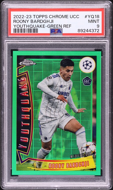 2022 Topps Finest UCC Roony Bardghji ROOKIE AUTO #ARB PSA 10 GEM