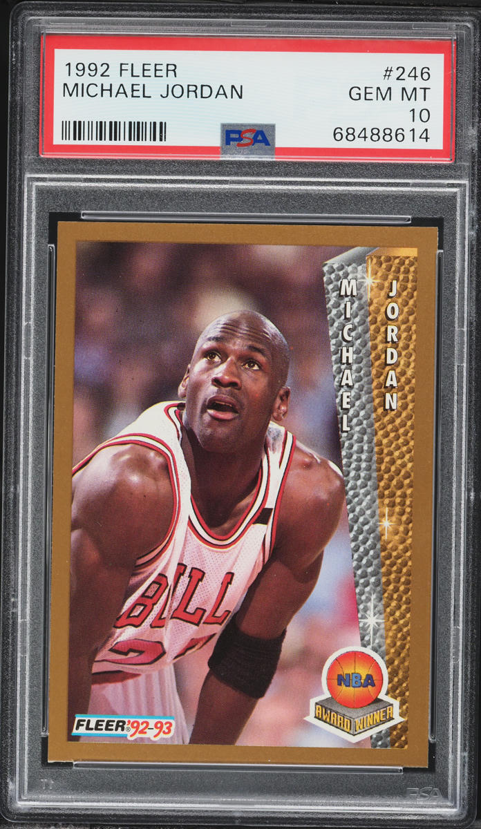 1992 Fleer Basketball Michael Jordan #246 PSA 10 GEM MINT