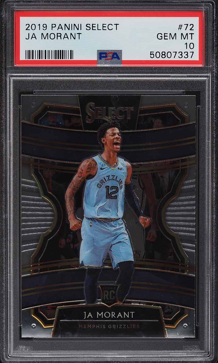 2019 Panini Prizm Sensational Signatures Ja Morant ROOKIE AUTO