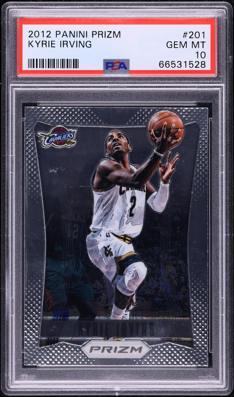 2012 Panini Prizm Kyrie Irving ROOKIE #201 PSA 10 GEM MINT